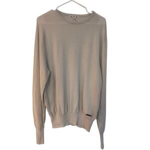 Sun Day Red Luxury Cashmere Crewneck Sweater - Men's L